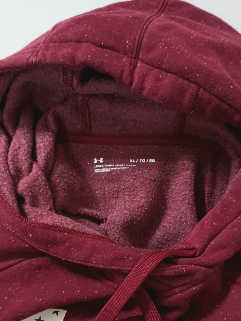 Under Armour Maroon Pullover Hoodie